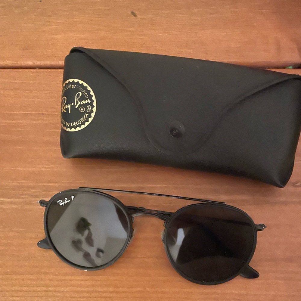 Ray Ban Round double Bridge Sunglasses